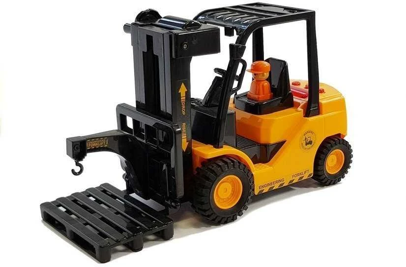 Lean Toys Žaislinis krautuvas su garsais ir šviesomis