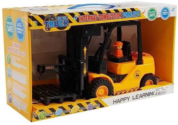 Lean Toys Žaislinis krautuvas su garsais ir šviesomis