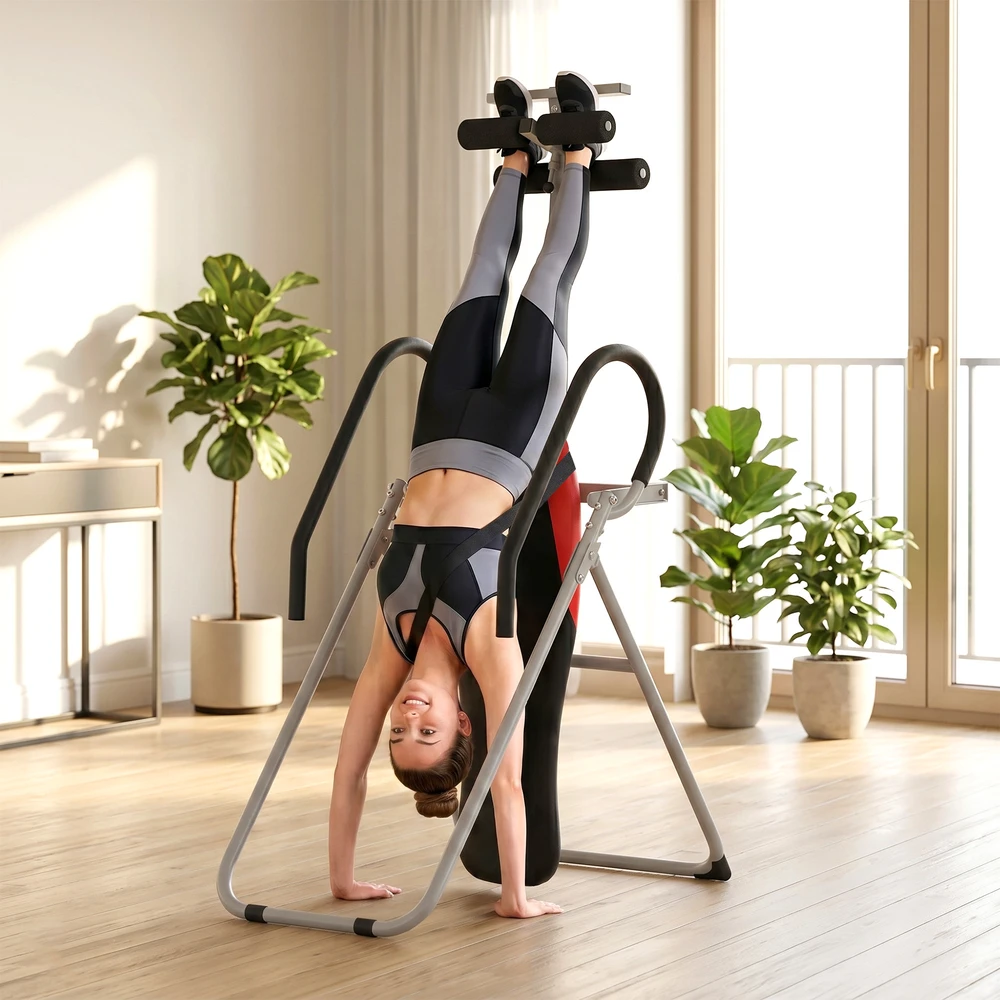 Inversijos stalas juoda-raudona