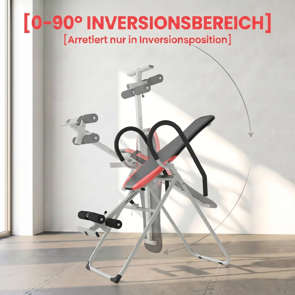 Inversijos stalas juoda-raudona