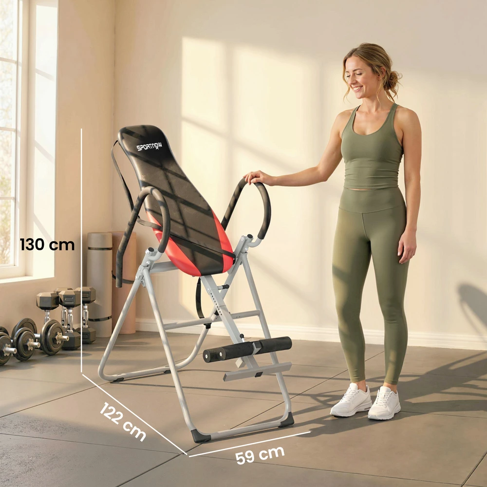 Inversijos stalas juoda-raudona