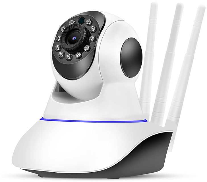 Mobili auklė - stebėjimo kamera 355° su WiFi ir dvipusiu ryšiu