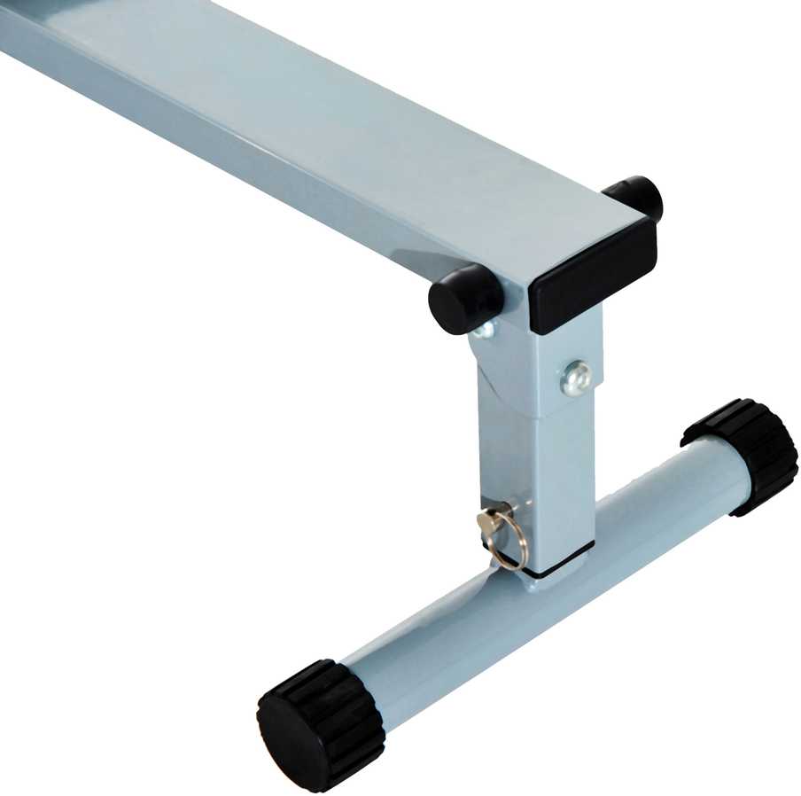HOMCOM irklavimo treniruoklis su LCD ekranu, plienas+PVC, pilkas, 130x47,5x67cm