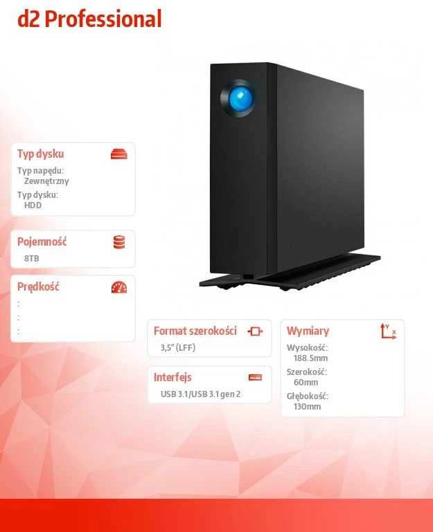 Išorinis kietasis diskas LaCie STHA8000800