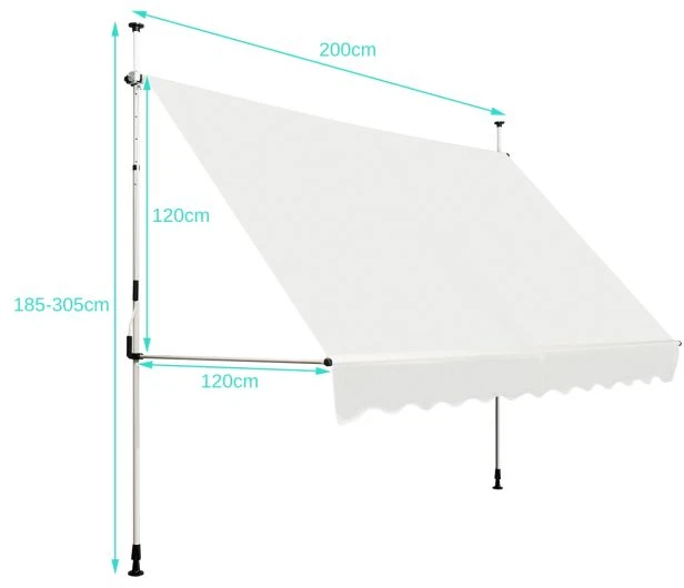 Ištraukiama markizė 200 cm
