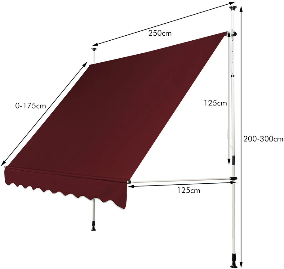 Ištraukiama markizė 250 cm
