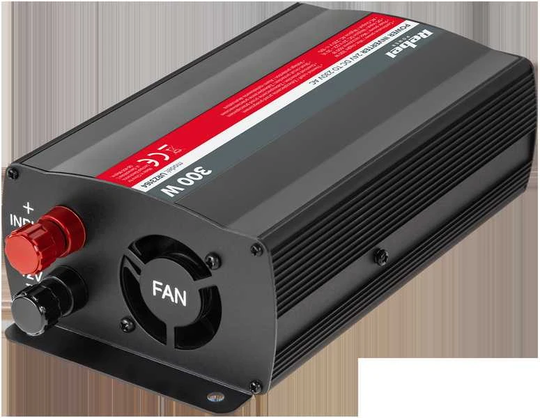 REBEL 24V/230V 300W keitiklis (F tipo lizdas: vokiškas)