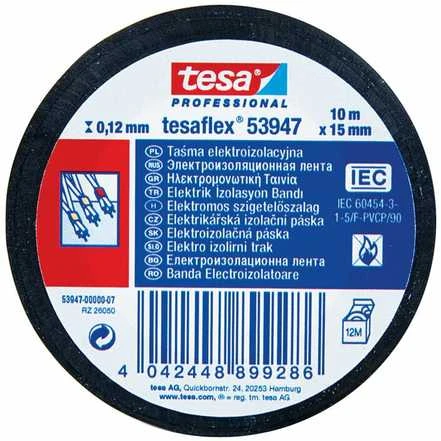Izoliacinė juosta TESA 20m/19mm PVC juoda