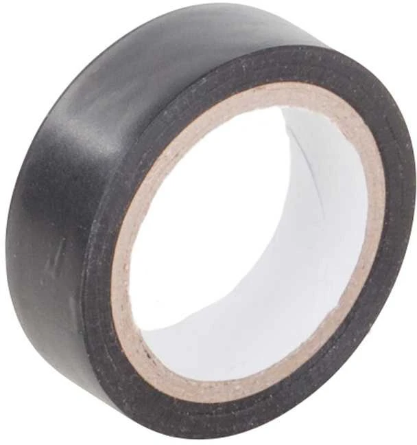 Izoliacinė PVC juosta, 17 mm x 9 m, juoda, atspari vandeniui