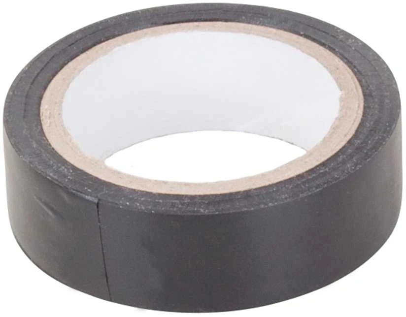 Izoliacinė PVC juosta, 17 mm x 9 m, juoda, atspari vandeniui