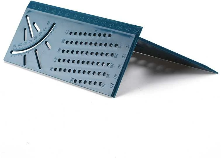 Japoniškas dailidės kampainis 3D, mėlynas