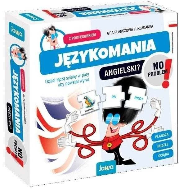 „Jawa“ edukacinis stalo žaidimų kalbotyra su profesoriumi English