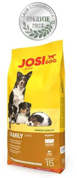 Sausas maistas šunims Josidog Family – 15 kg