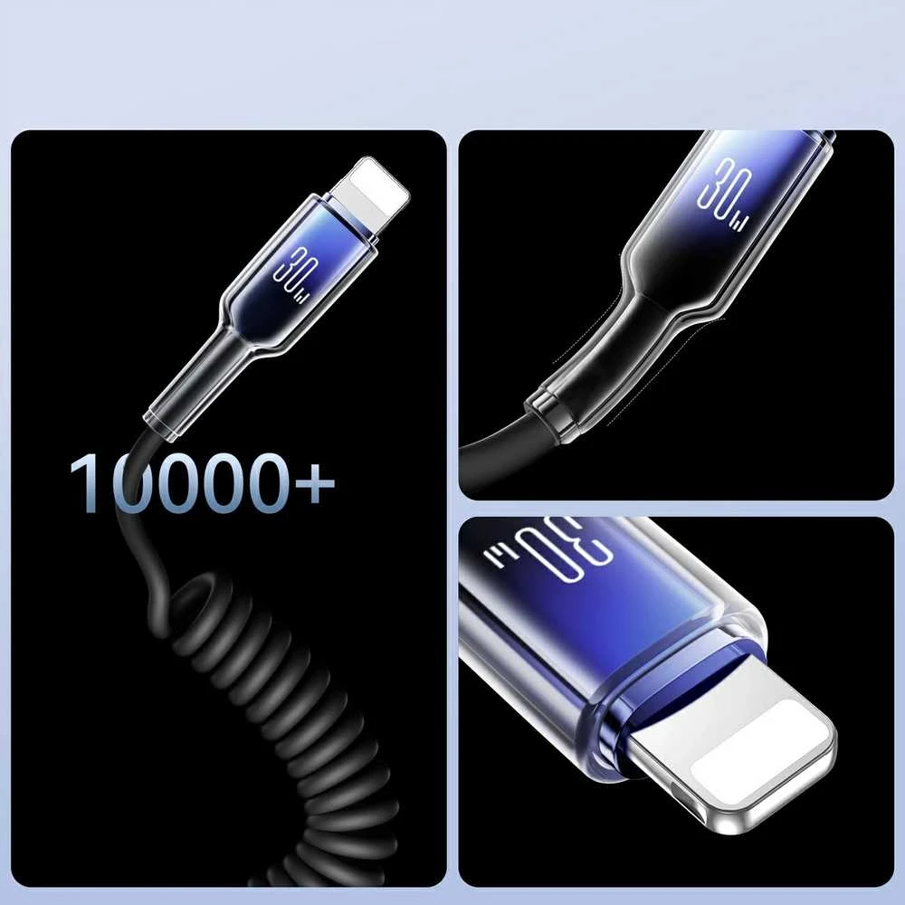 Kabelis USB-A Lightning Joyroom S-A43 1.5m juodos spalvos