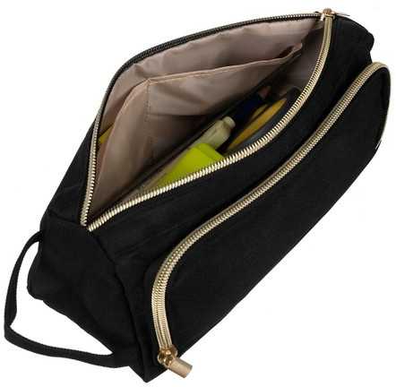Double extendable pencil case - juodas Maaleo 24502