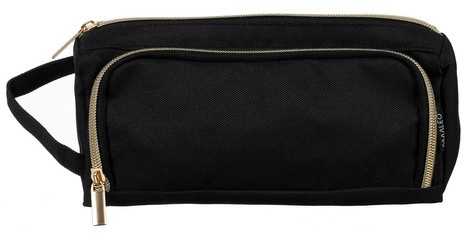 Double extendable pencil case - juodas Maaleo 24502