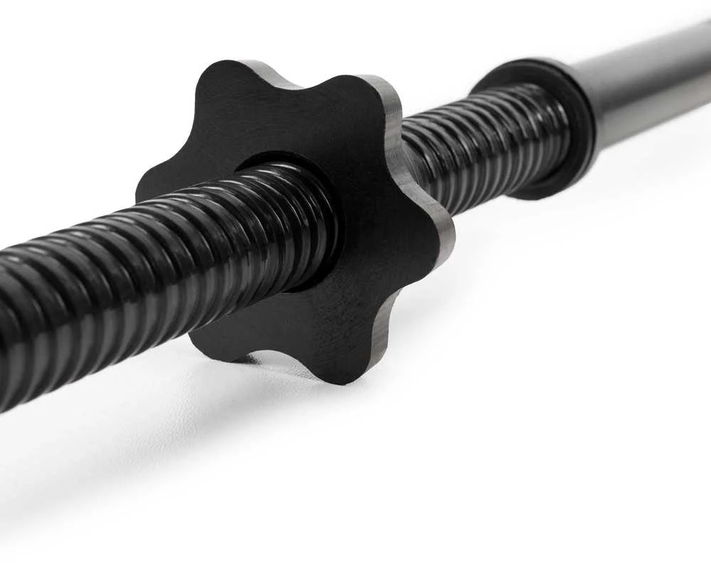 Springos Juodas plieno strypas 180 cm