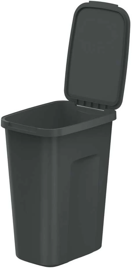 Prosperplast Juodas šiukšlių dėžė COMPACTA Q PLUS 35 L