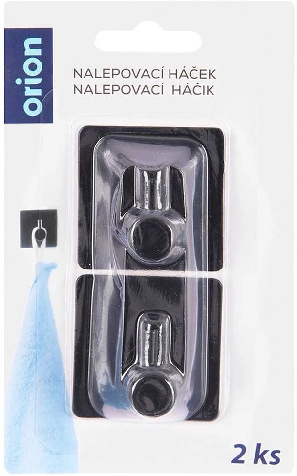 Aptel Orion Savisukantis Kabliukas Juodas 4,5x4,5 cm 2vnt.