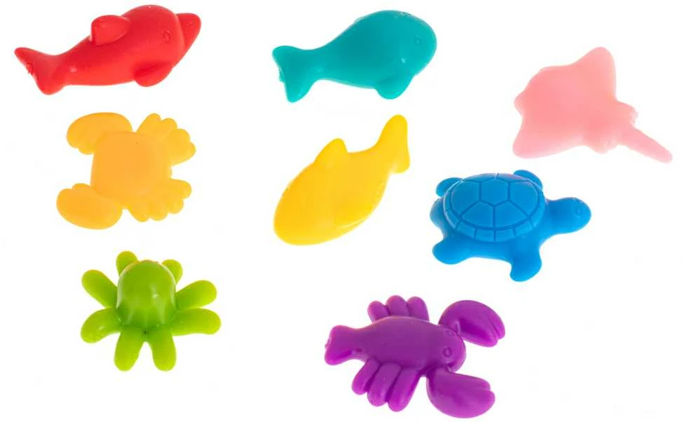 Ikonka Jūrų gyvūnai mokomasis mokymasis skaičiuoti montessori 36el.