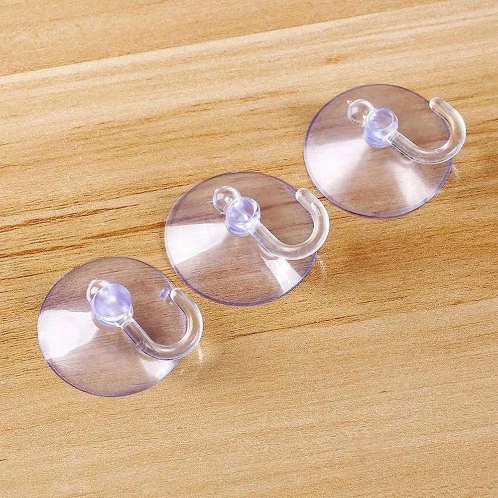 Bathroom Solutions Sieninis kabliukas su siurbtuku 3,5 cm 8 vnt.