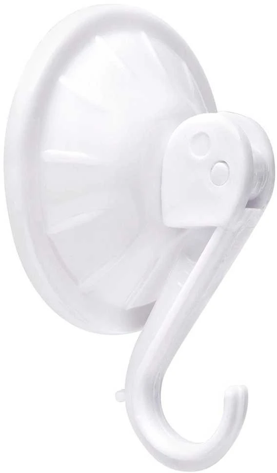 Orion Universalus sieninis kabliukas su siurbtuku 5,5 cm - baltas, patvarus