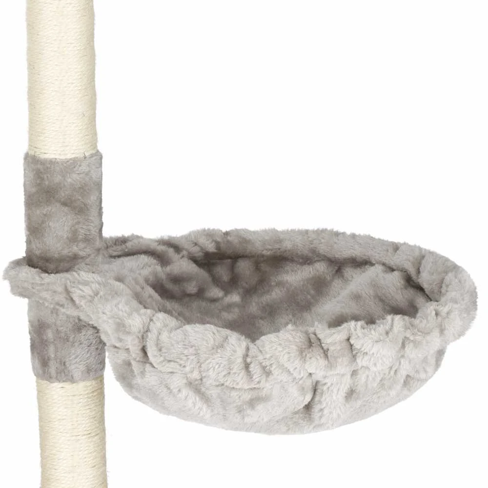 Springos Kačių draskyklė, 96 cm, šviesiai pilka/kreminė