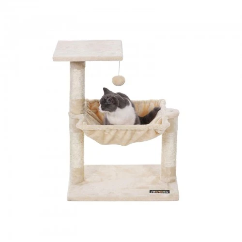Songmics Feandrea Draskyklė su gulimuoju loveliu 70 cm Smėlio spalvos