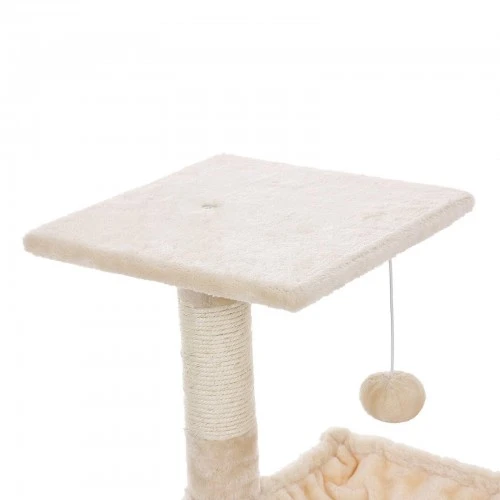 Songmics Feandrea Draskyklė su gulimuoju loveliu 70 cm Smėlio spalvos