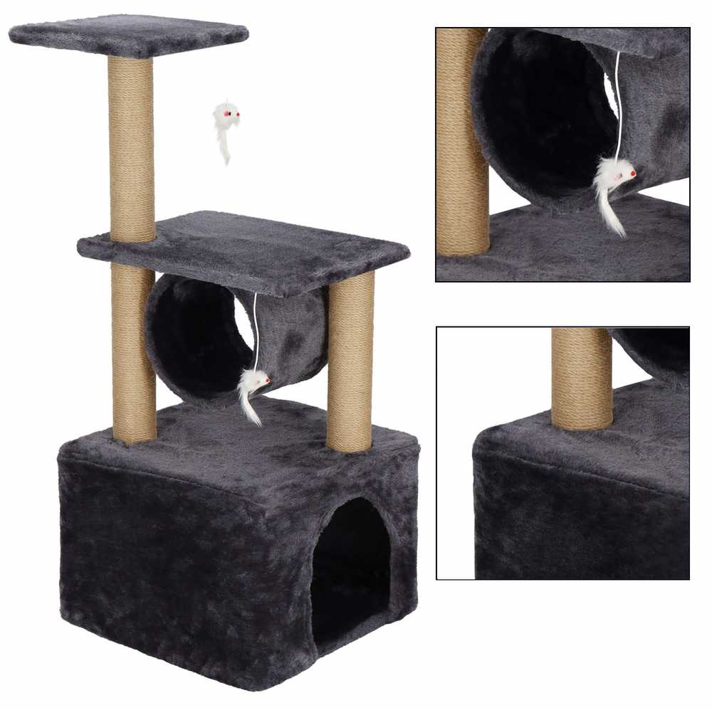 Kačių draskyklė Springos Multi-Level Cat House, 31 cm x 31 cm x 62 cm