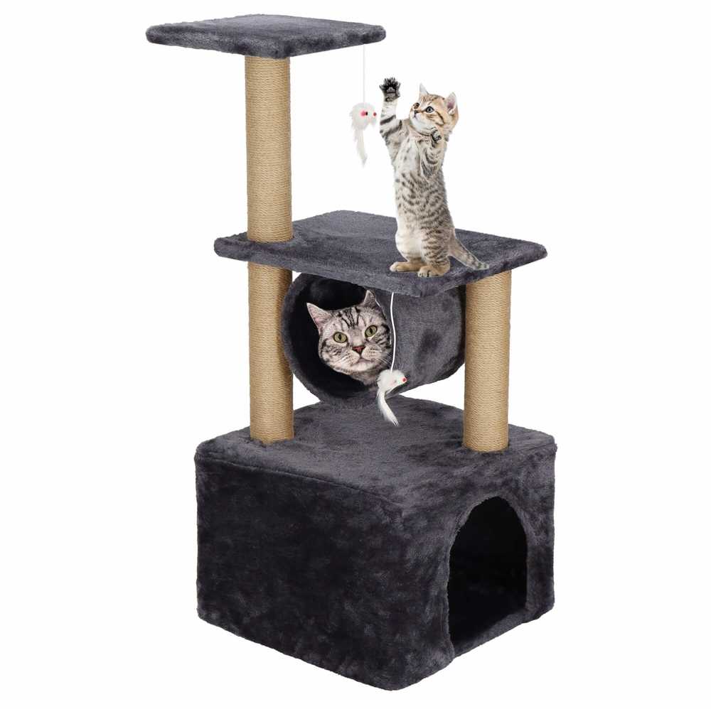 Kačių draskyklė Springos Multi-Level Cat House, 31 cm x 31 cm x 62 cm
