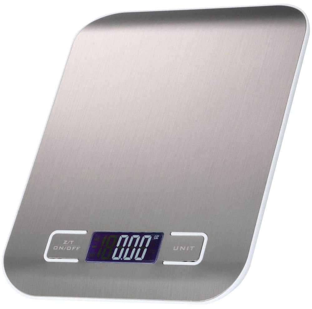 Virtuvinės svarstyklės Elektroninės virtuvės svarstyklės 5kg/1 g