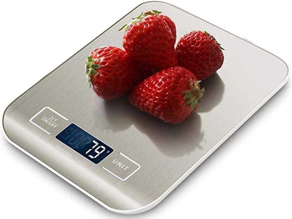 Virtuvinės svarstyklės Elektroninės virtuvės svarstyklės 5kg/1 g