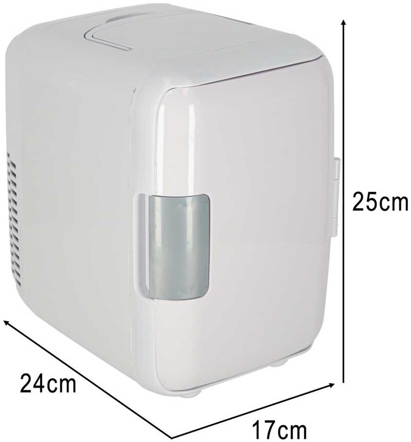 Ikonka Mini šaldytuvas 4l, baltas
