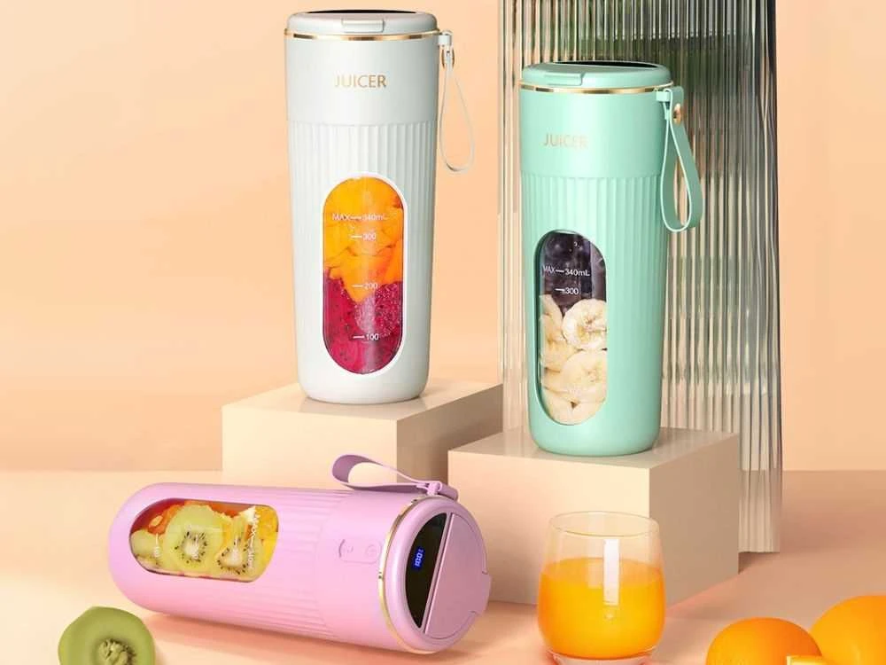 Plakiklis Nešiojamas USB belaidis trintuvas su 340 ml talpa