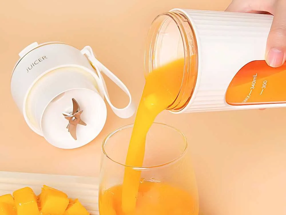 Plakiklis Nešiojamas USB belaidis trintuvas su 340 ml talpa