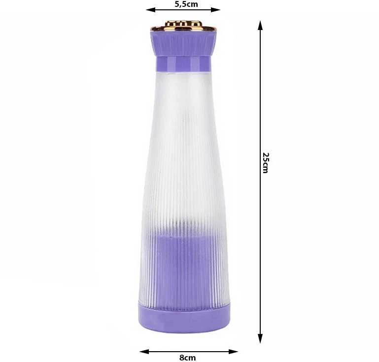 Nešiojamas USB belaidis trintuvas kokteiliams 400ml, violetinis
