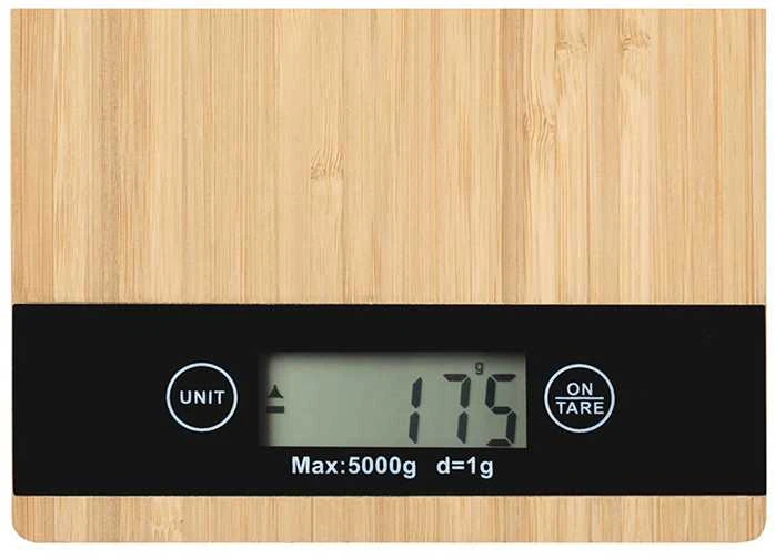 Verk Virtuvinės svarstyklės bambukinės iki 5kg