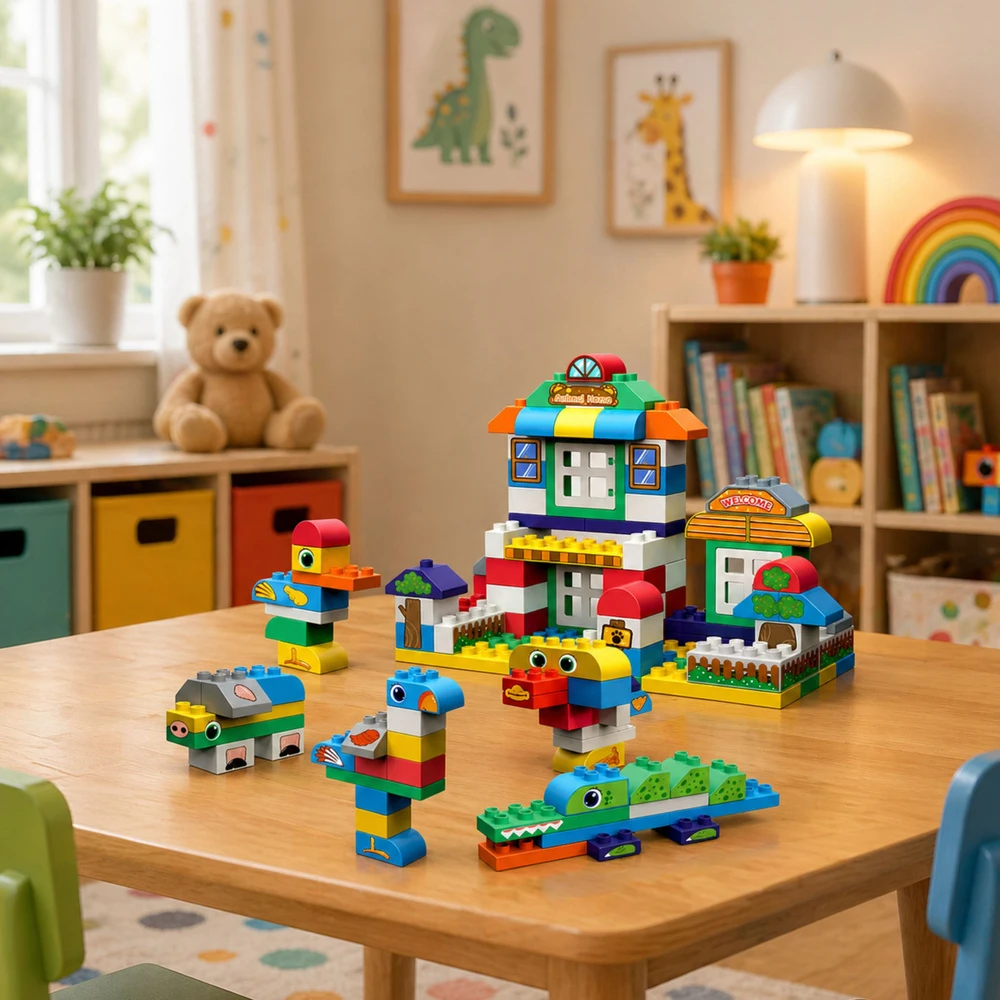 Lean Toys Kaladėlės 151 vnt.