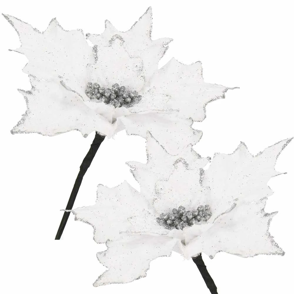 Kalėdinė dekoracija – puansetijos žiedas Springos 26 cm