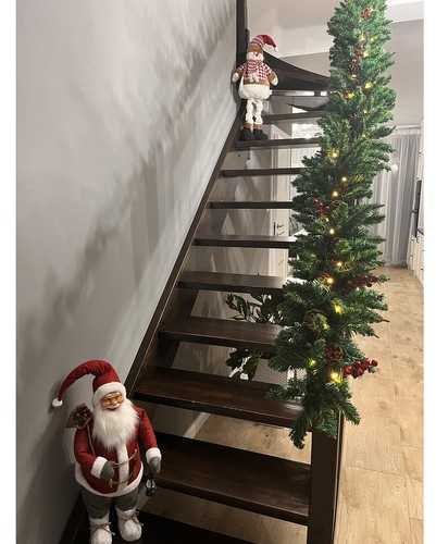 Kalėdinis sniego senelis - teleskopinis 105cm. Ruhhy 22341