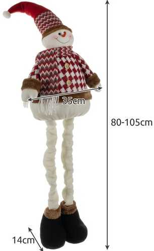 Kalėdinis sniego senelis - teleskopinis 105cm. Ruhhy 22341