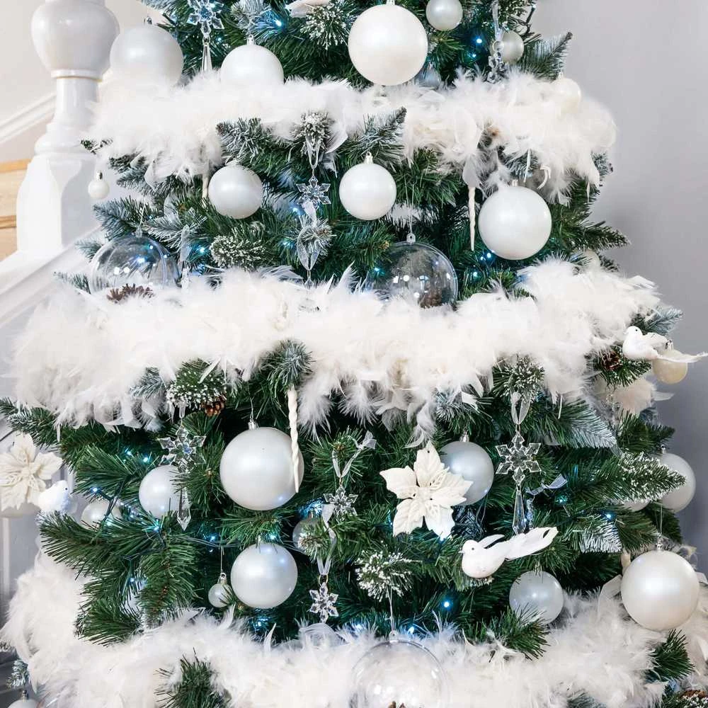 Kalėdinė dekoracija Springos pakabinami kristaliniai varvekliai 13 cm