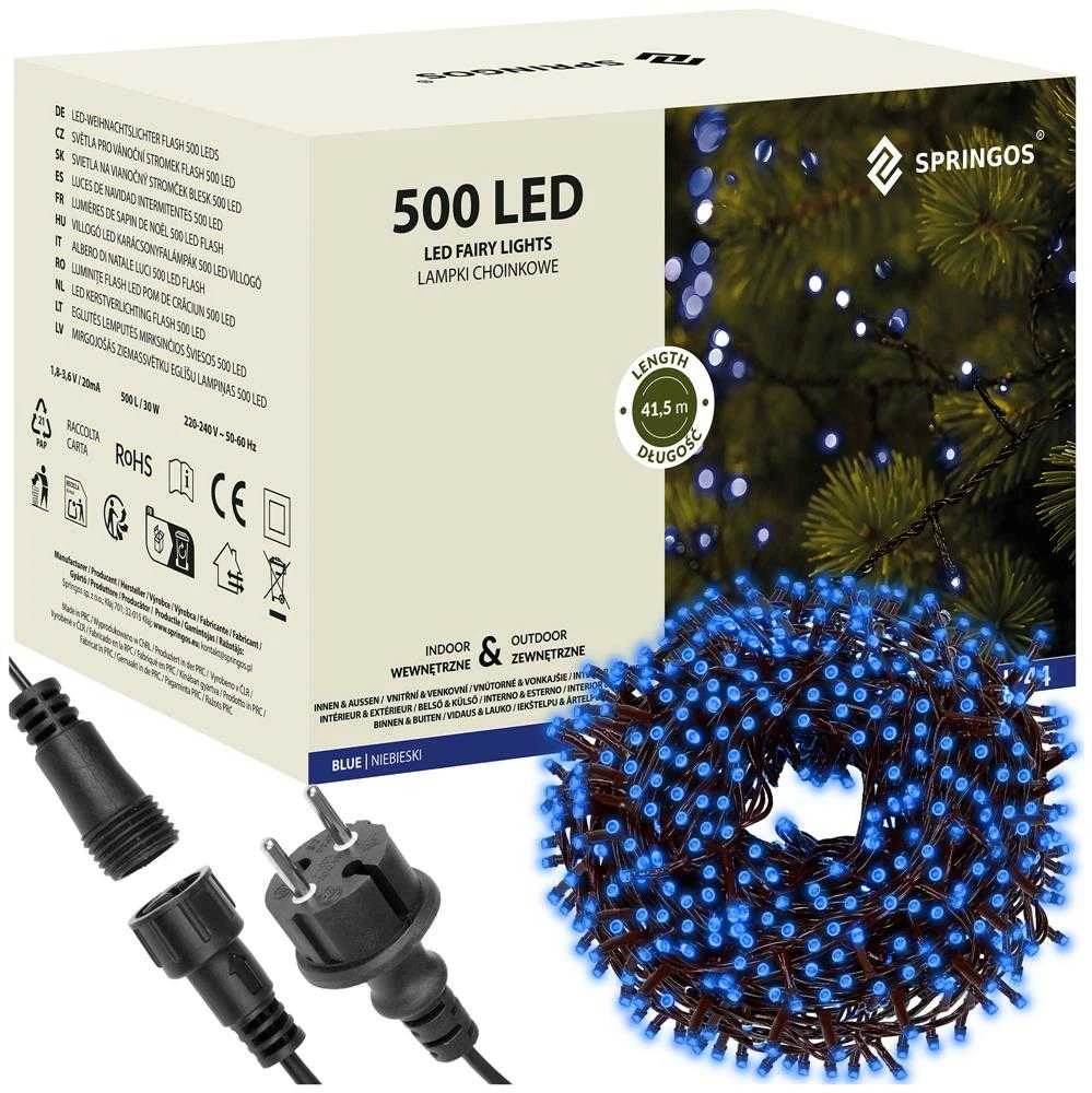 Kalėdinė girlianda Springos 500 LED, 41,5 m, IP44