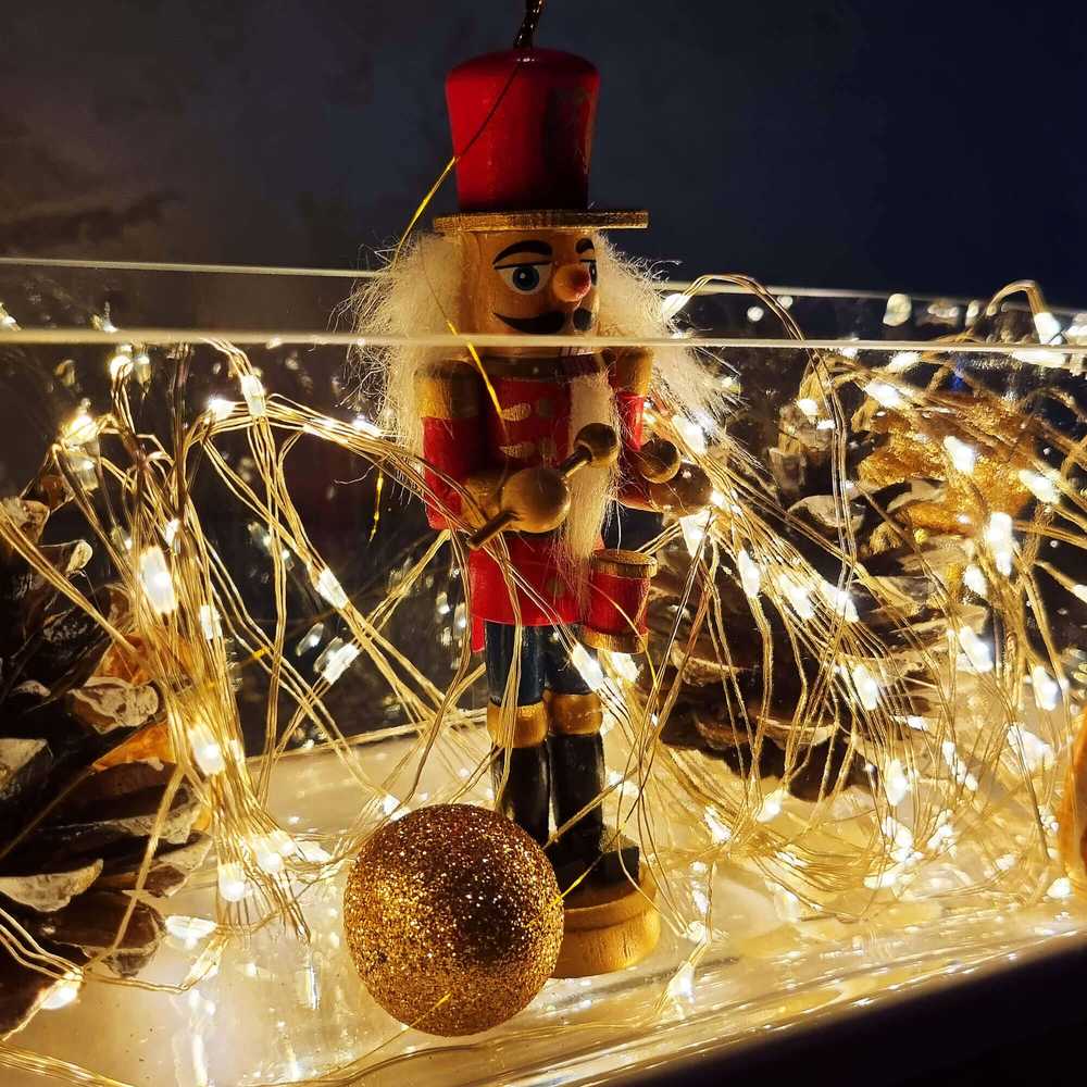 Kalėdinė LED girlianda Springos CL4043, 1000 mikro LED, 100 m, šiltai balta