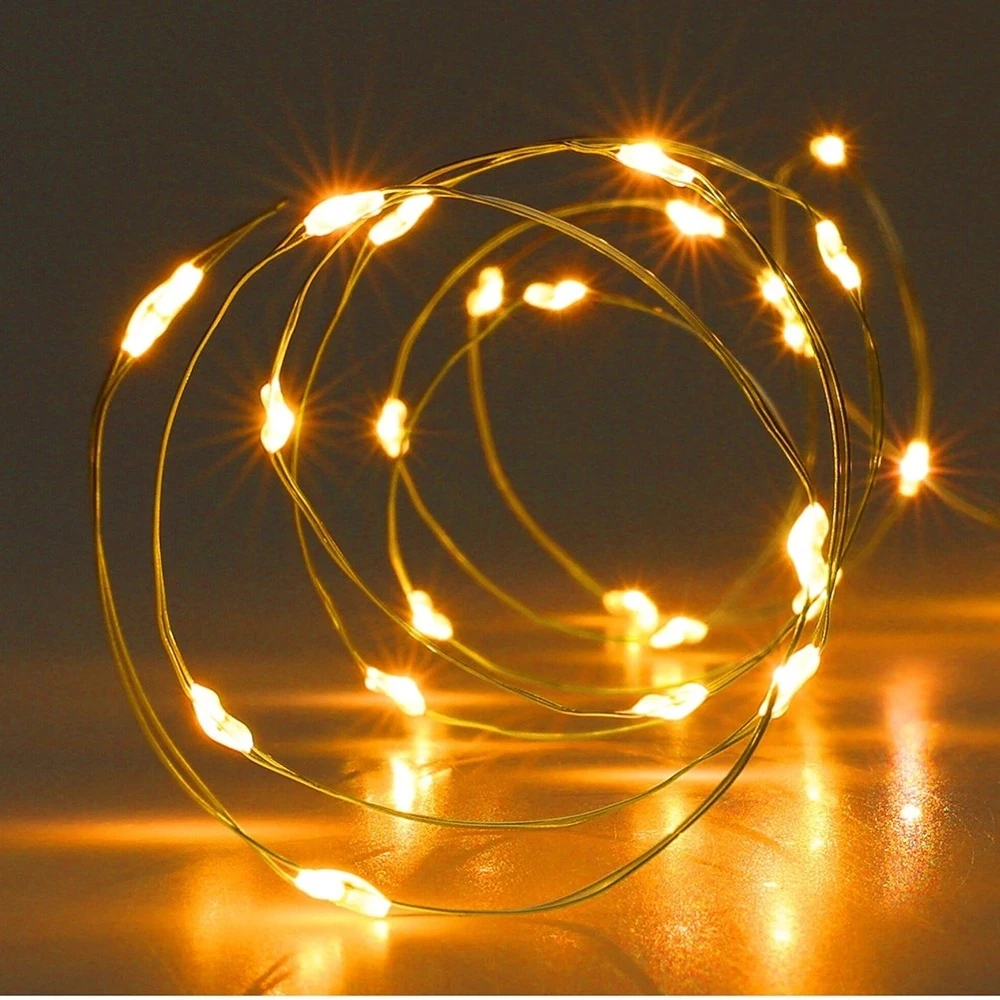 Vielinė kalėdinė girlianda 20 LED 95 cm