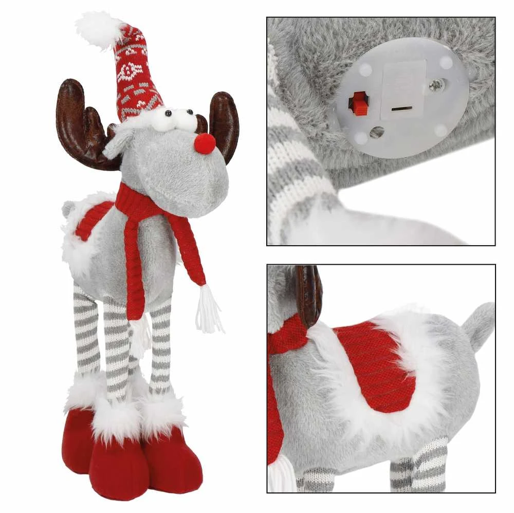 Kalėdinė puošmena elnias Springos 61 cm