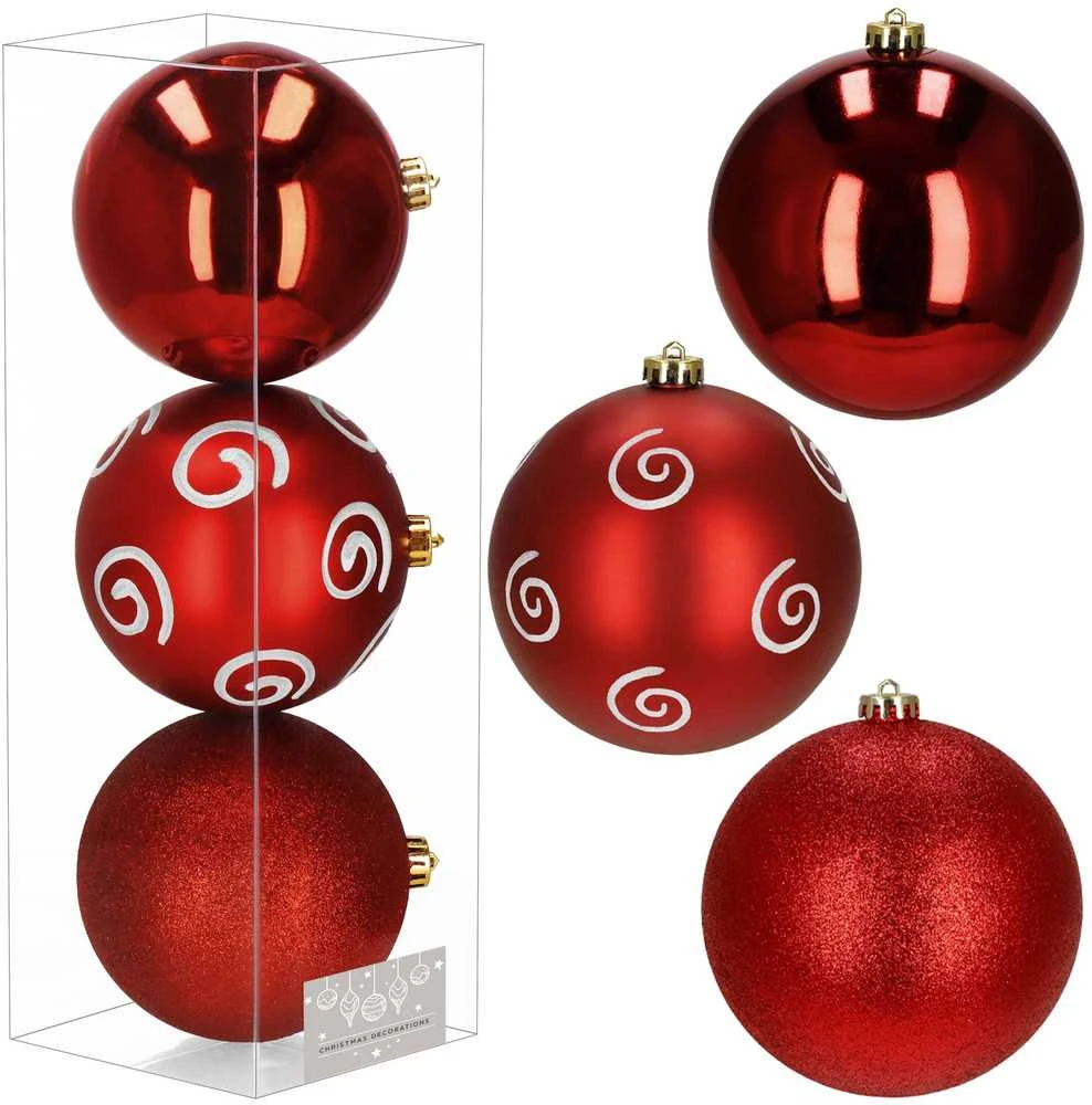 Kalėdinės dekoracijos Springos, 3 vnt., 14 cm