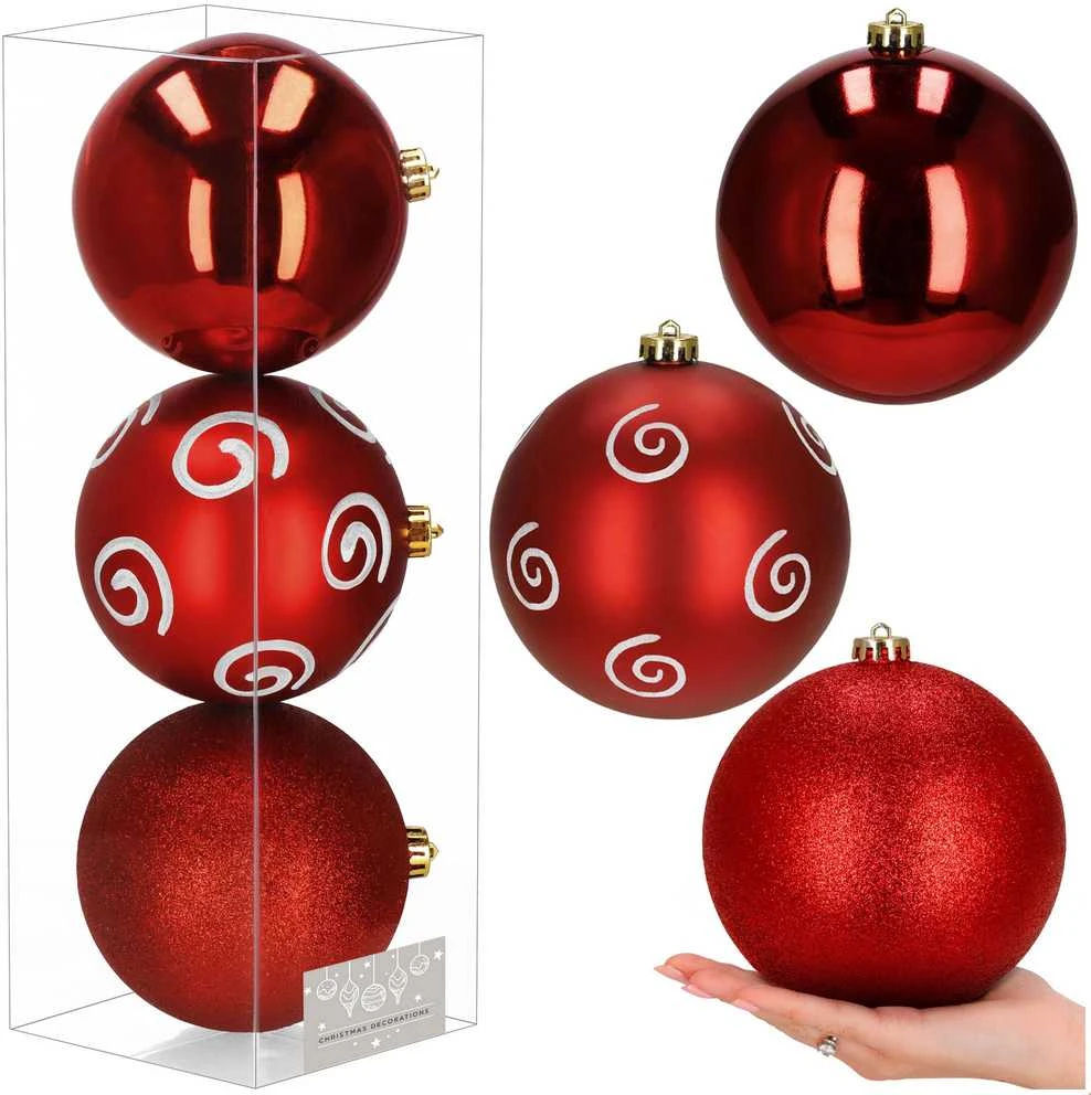 Kalėdinės dekoracijos Springos, 3 vnt., 14 cm