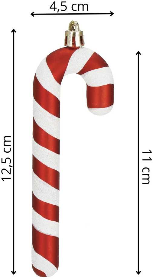 Kalėdinės dekoracijos Springos CA1437, 4 vnt., 12,5 cm